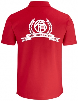 Höchberg 94 Fan Lifestyle Poloshirt Damen, rot,  inkl. Druck